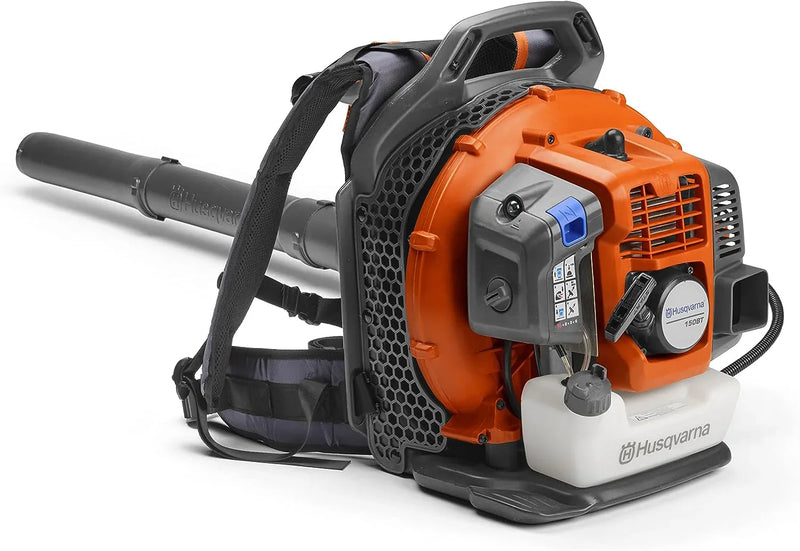 Husqvarna 150BT Gas Backpack Leaf Blower, 51cc 2.16HP, 765CFM 270MPH, Ergonomic Design E8