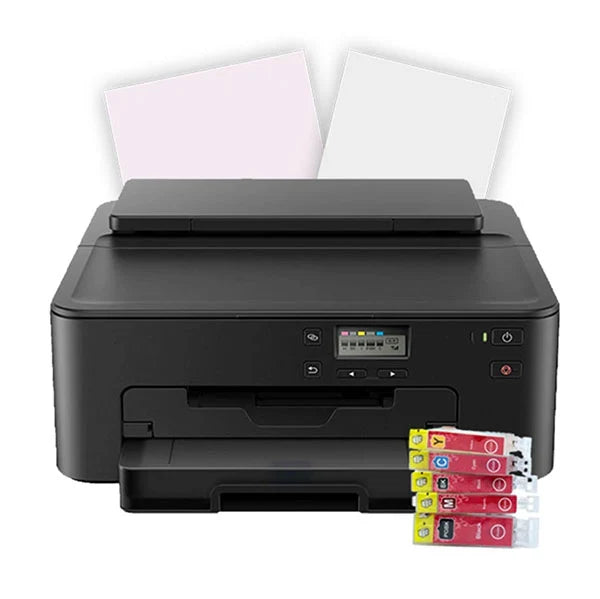 Canon TS702 Edible Inkjet Printer Bundle with Wafer Paper & Edible Ink Cartridges I1