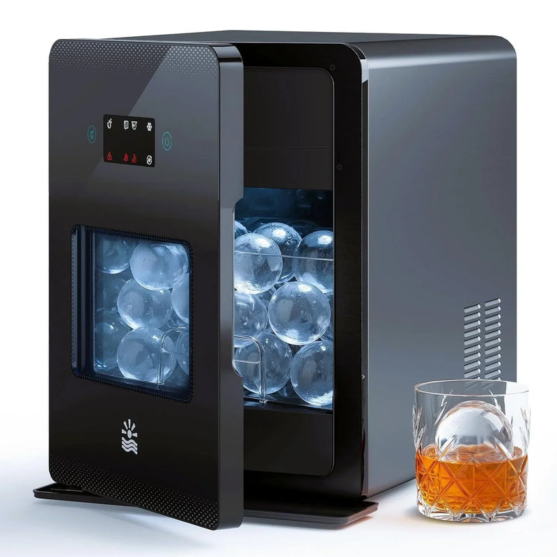 Clear Ice Ball Maker 2" 4 Spheres 144/Day LCD Self-Cleaning Z8