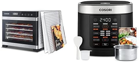 COSORI 10 Cup Rice Cooker with 18 Functions, Stainless Steel Inner Pot E7