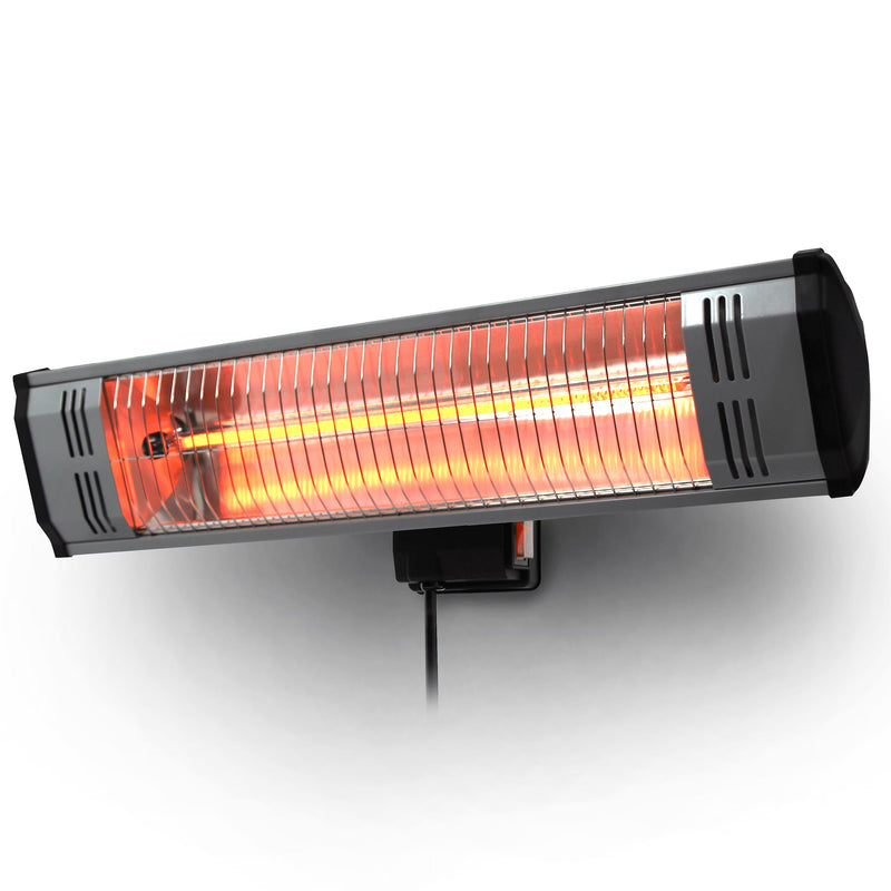 Heat Storm Tradesman 1500-Watt Electric Outdoor Infrared Quartz Portable Space Heater with Wall/Ceiling Mount Y8