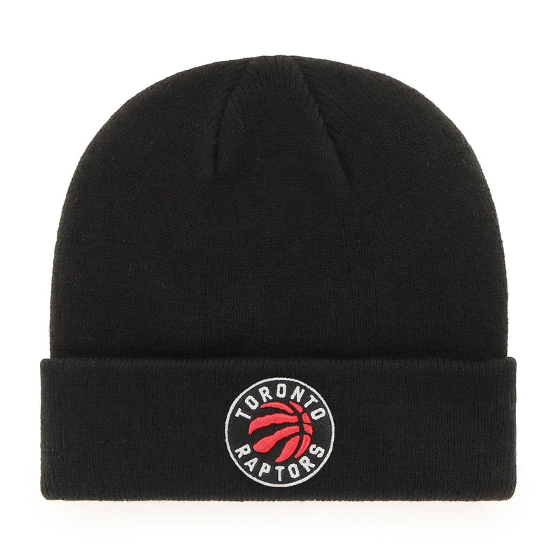 Fan Favorite NBA Toronto Raptors Mass Freeze Knit Cuffed Toque with Embroidered Logo, Black H8