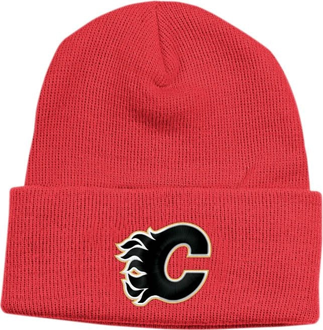 Fan Favorite NHL Calgary Flames Mass Cuff Knit Toque, Adult K4