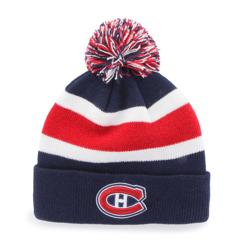 Fan Favorite NHL Montreal Canadiens Mass Breakaway Cuff Knit Pom Toque, Adult U3