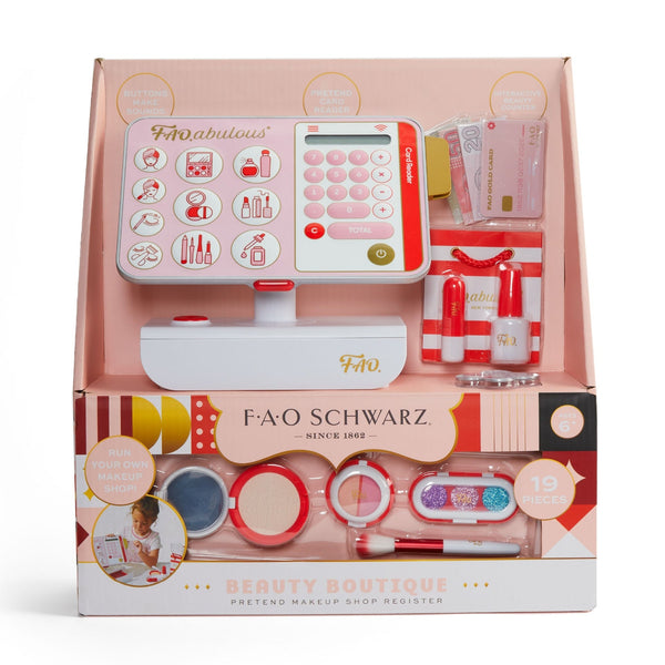 FAO Schwartz Beauty Boutique Cash Register, Pink/White Q7