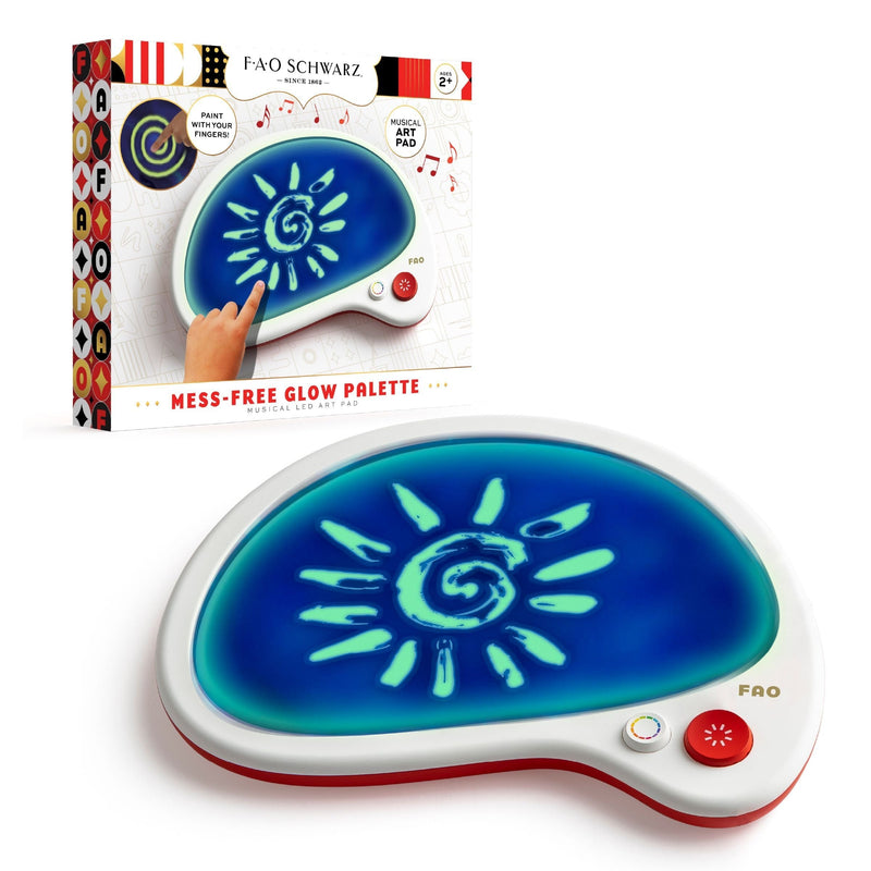 FAO Schwarz Drawing Glow Palette Mess Free, Assorted C8