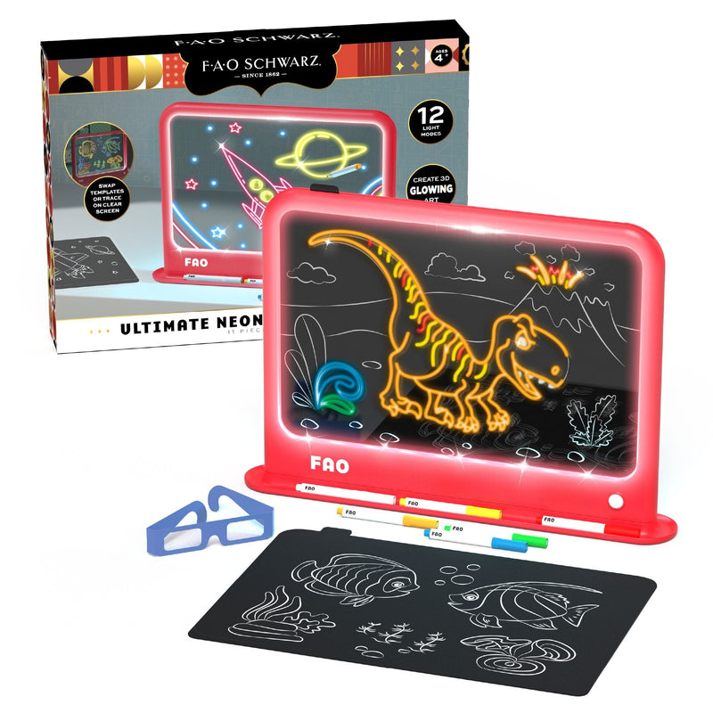 FAO Schwarz Drawing Light Designer Deluxe, Red G9