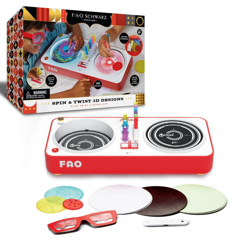 FAO Schwarz Toy Spin & Twist 3D Art, Assorted W0