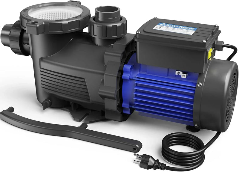 In/Above Ground Pool Pump, High Flow (with Timer, 2HP, 8917 GPH, 220V) A5