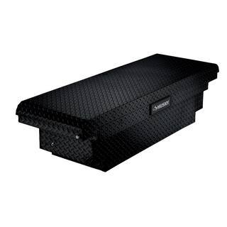 Husky 61.86 Matte Black Aluminum Low Profile Truck Box for Mid-Size Trucks C0