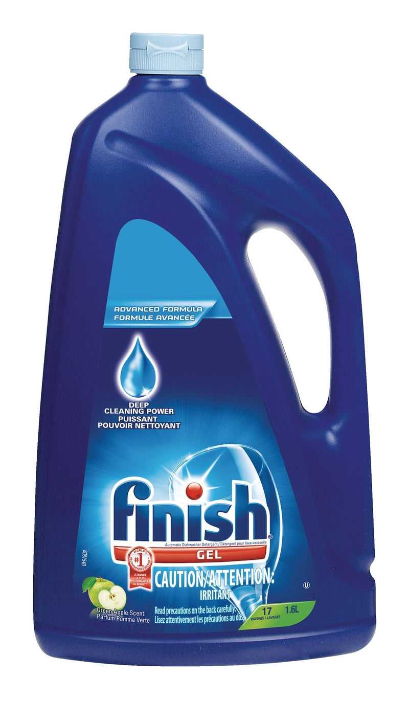 Finish Dishwasher Detergent Gel, Green Apple Scent, 1.6-L I9