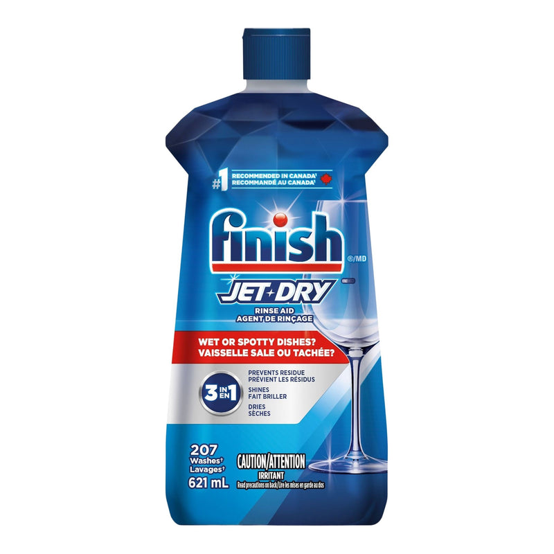 Finish Jet-Dry Liquid Rinse Aid, Fresh Scent, 621-mL A6