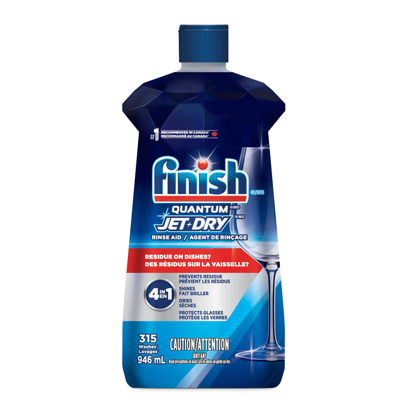 Finish Quantum Jet Dry Dishwasher Rinse Aid, 946-mL B2