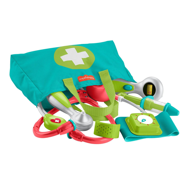 Fisher-Price Medical Kit, Doctor Toys, Preschool Pretend Play Set for Ages 3+, 7-pc Q7