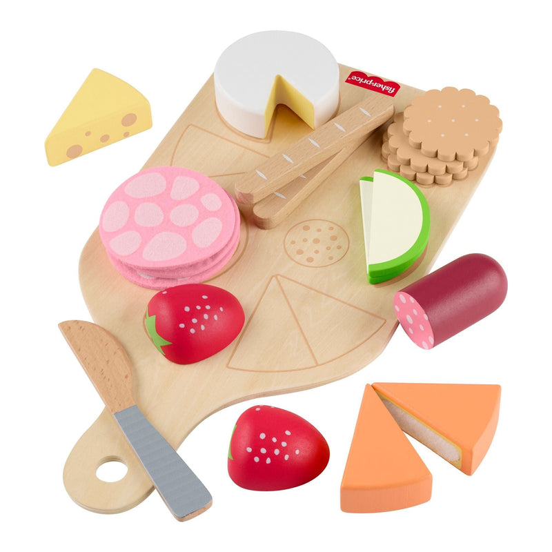Fisher-Price Wooden Charcuterie Board Set L0