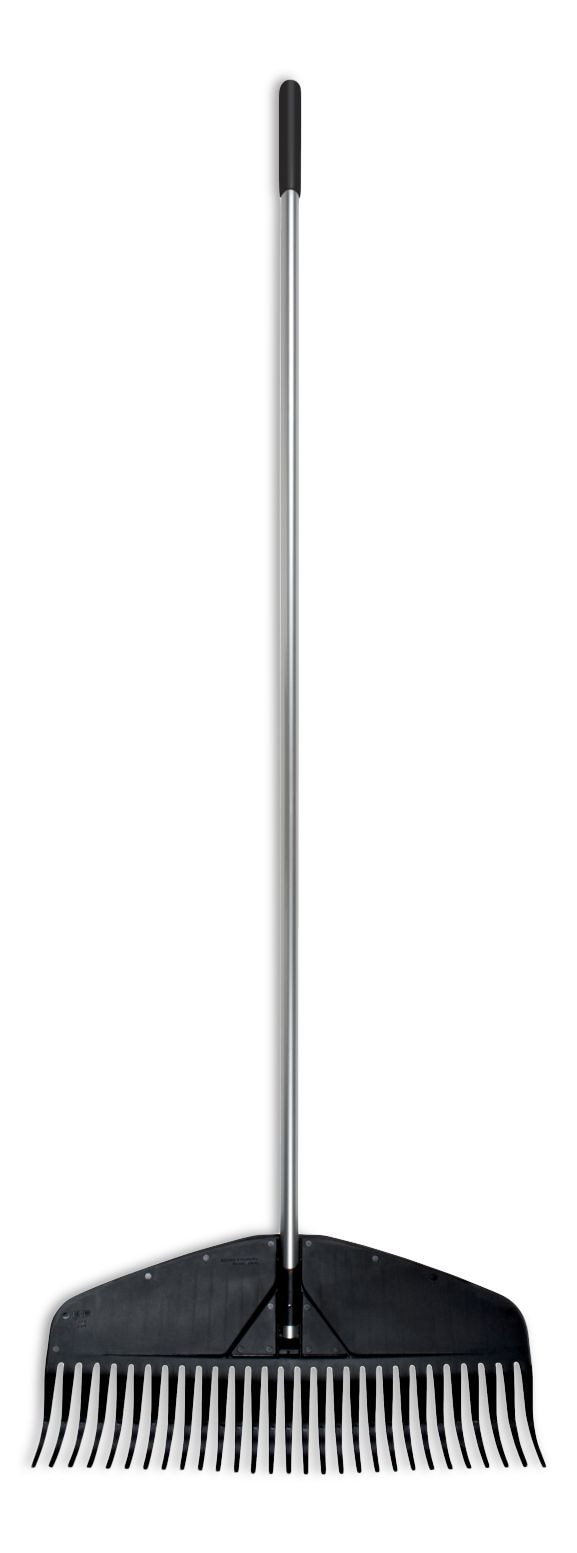 Fiskars Heavy-Duty Resin Tines Aluminum Leaf Rake, 24-in B7