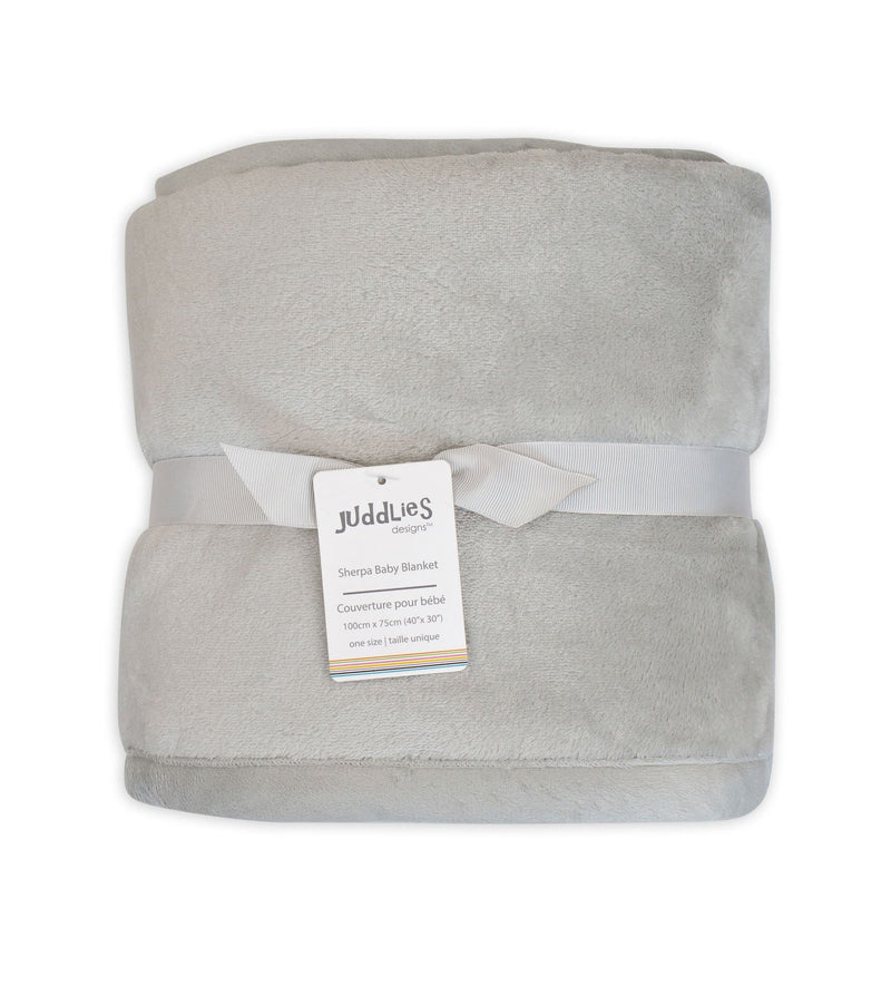 Flannel Sherpa Baby Blanket W4