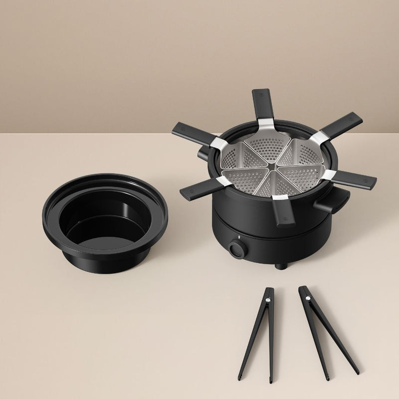 Fondussimo Evolution 3-in-1 Mini Fondue Set, 6 Person I0