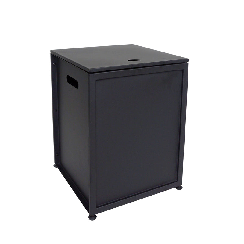 For Living 20lb Propane Tank Hideaway/Holder For Fire Pit B7