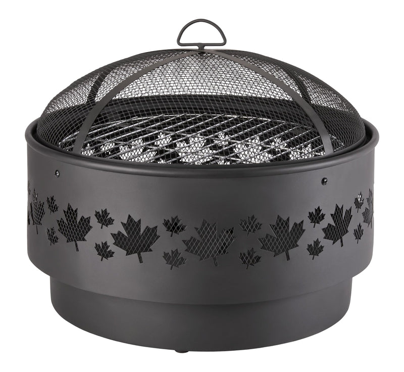 For Living Brome Round Outdoor Wood Firepit, 24-in E6