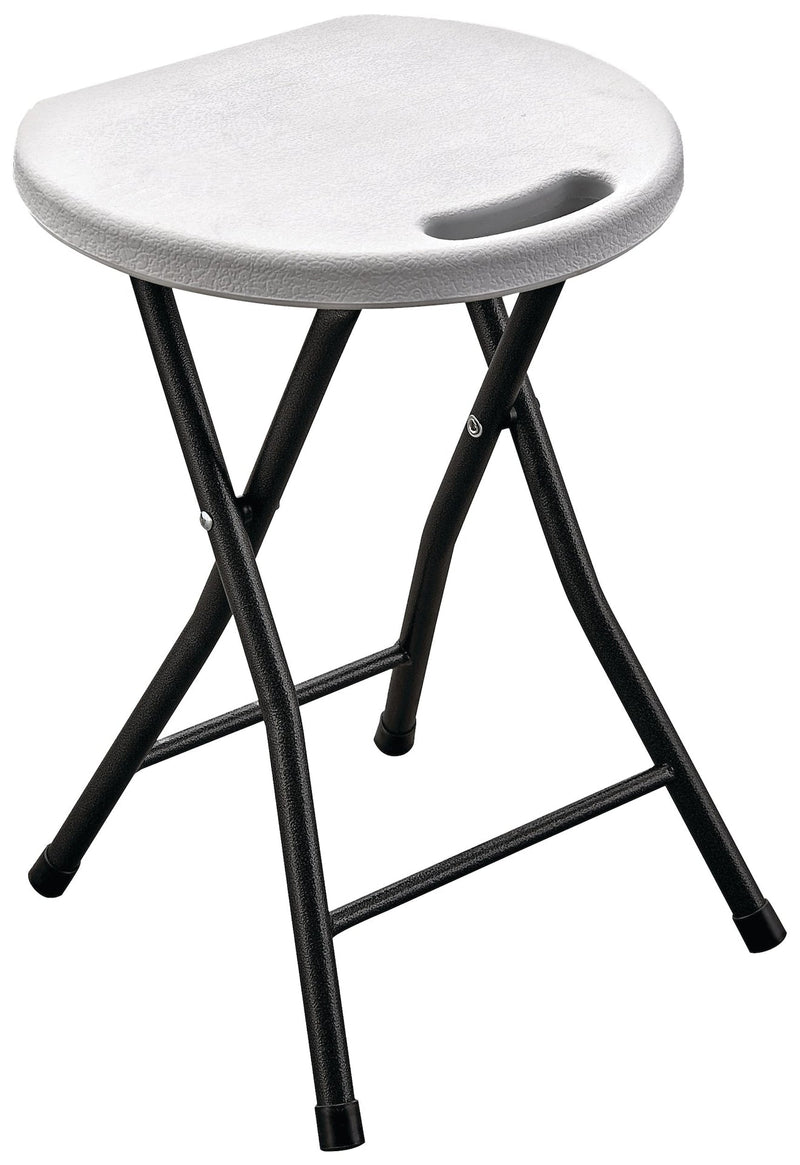 For Living Folding Portable Stool, Lightweight, Steel Frame I0