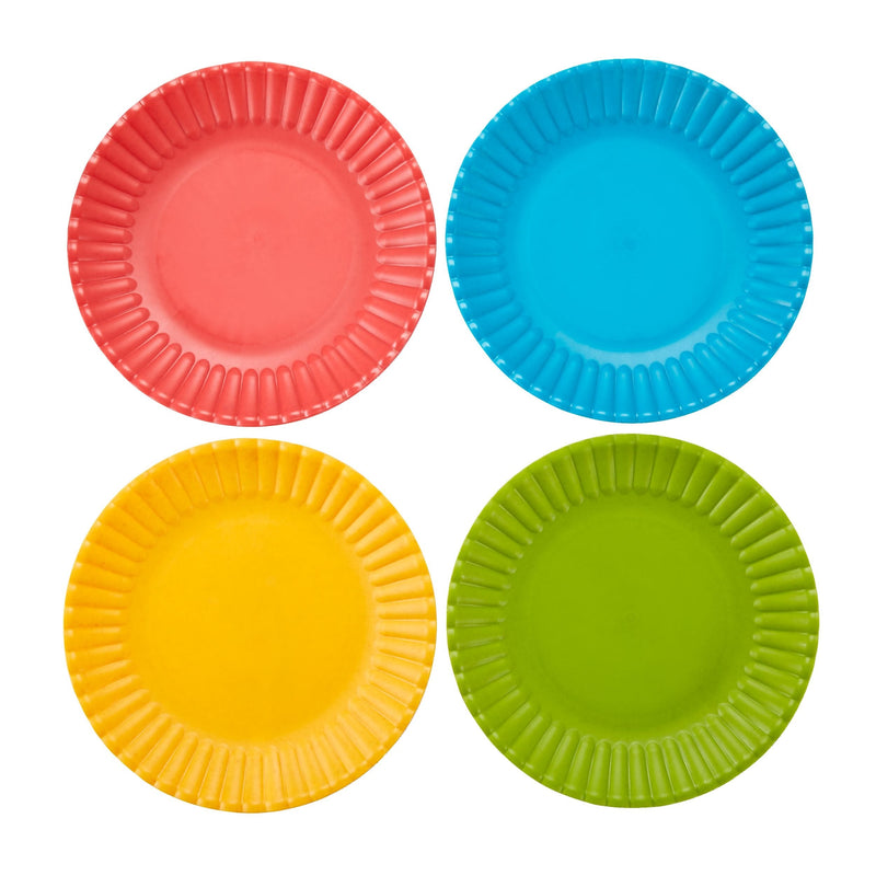 For Living Outdoor Sustainable Dinner Plates, 4-pk, Assorted Z5
