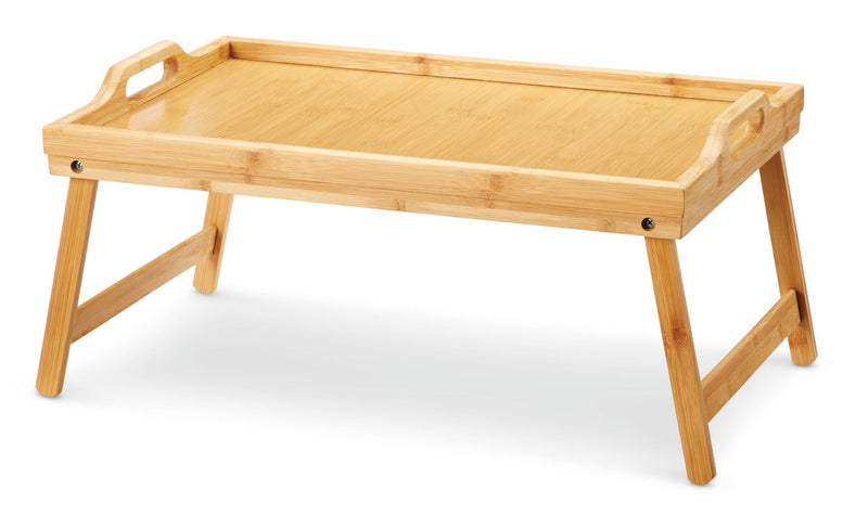 FOR LIVING Portable Bamboo Wood Folding TV/Laptop/Bed Tray G6