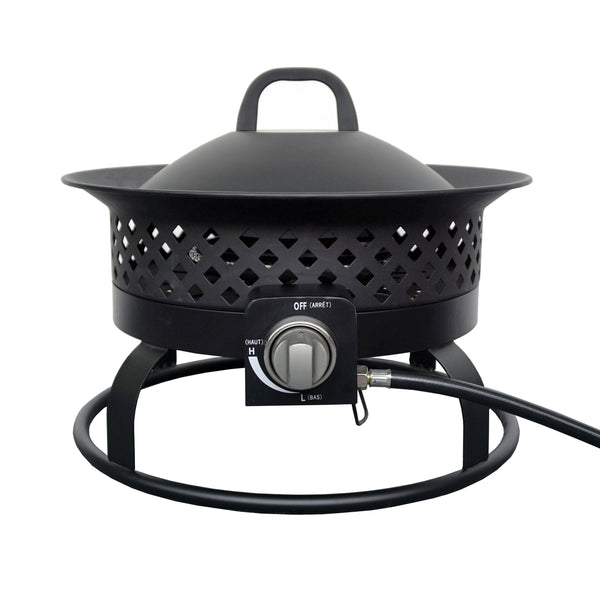 For Living Portable Propane Gas Outdoor Fire Bowl/Fire Pit, 54,000 BTU H0