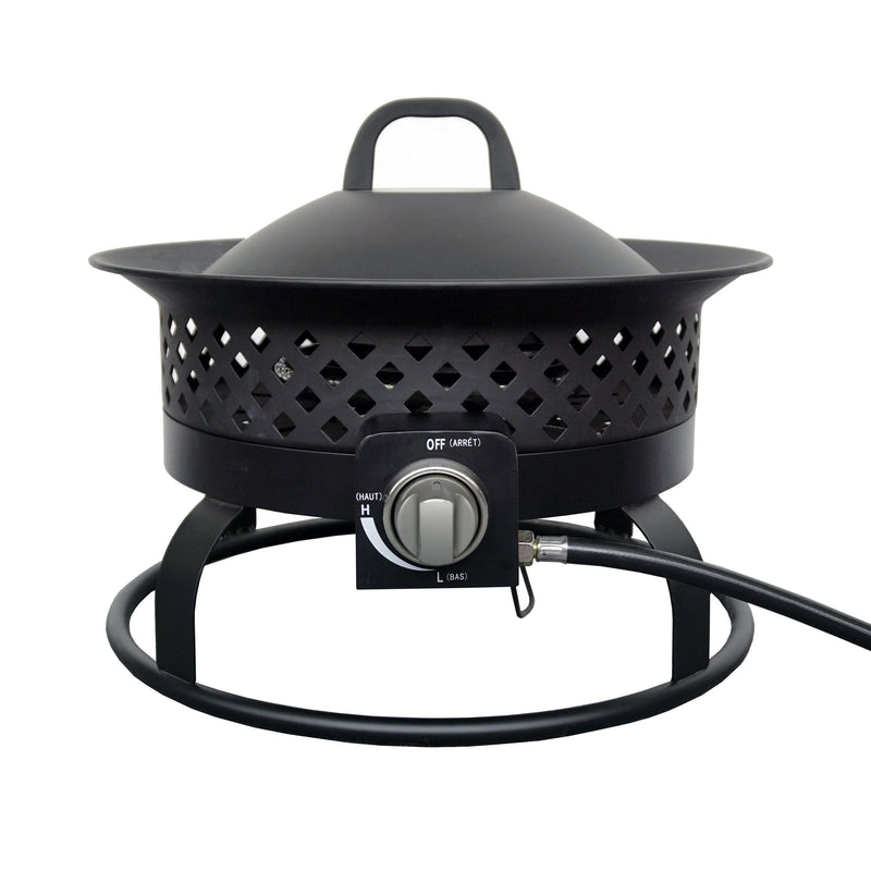 For Living Portable Propane Gas Outdoor Fire Bowl/Fire Pit, 54,000 BTU H0