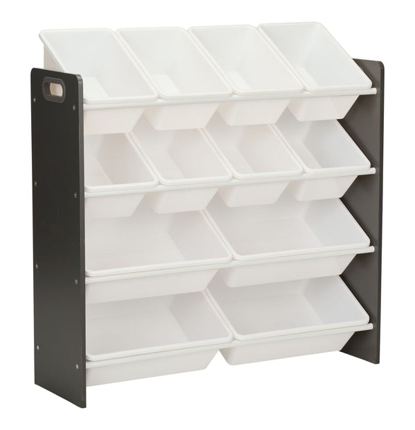 For Living Stain & Rust Resistant Sturdy 12-Bin Organizer, Grey U0
