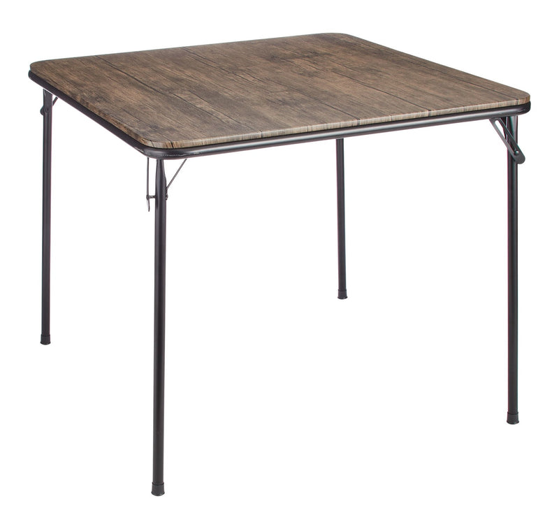 For Living Wood Top Folding Card Table, Compact Design N7