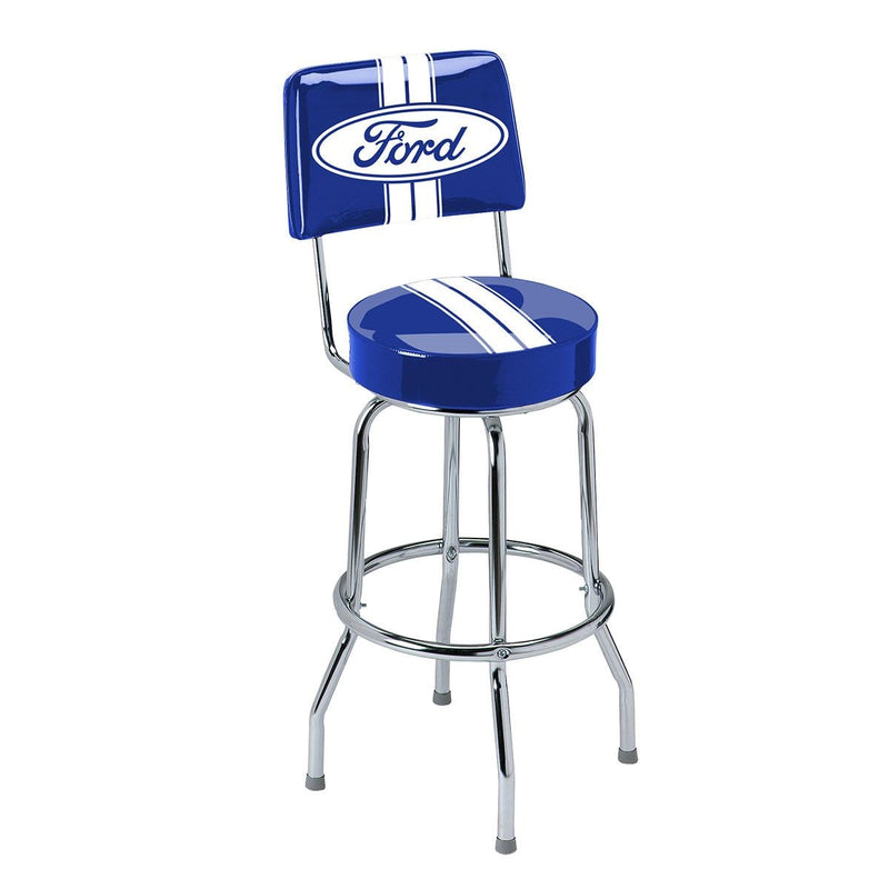 Ford Swivel Bar Stool with Backrest H6