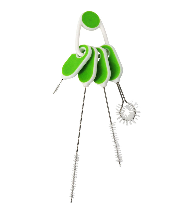FRANK Straw & Bottle Brush Set with Comfortable Grip, 4-pk R2