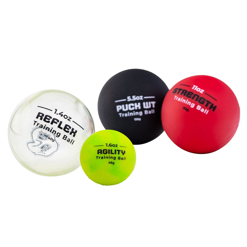 Franklin NHL Deke/Dangle Hockey Training Balls Kit, 4-pk E5
