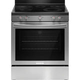 Frigidaire Gallery 30 in 5.3 cu ft. Stainless Steel Electric 5-Burner Range with Total Convection