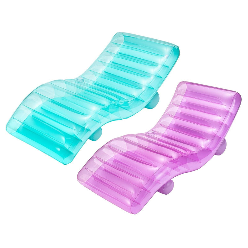 Funsicle FunChaiser Pool Lounger, 2-in-1 Valve, Ages 14+ Q4