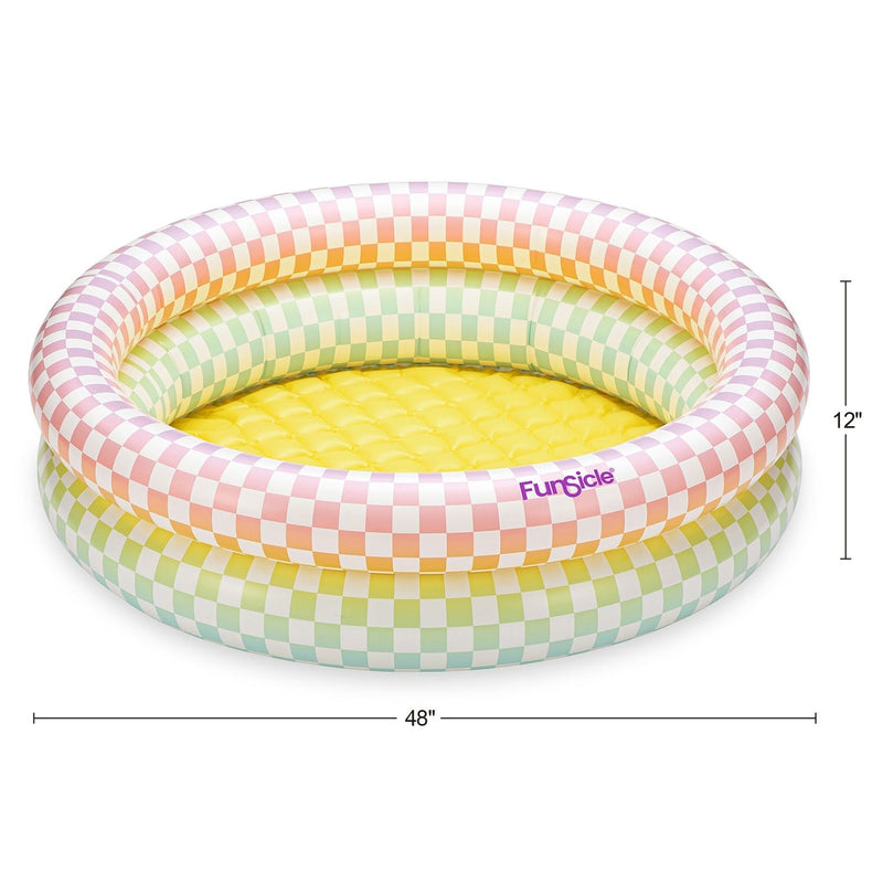 Funsicle Rainbow Checkered Pool H8