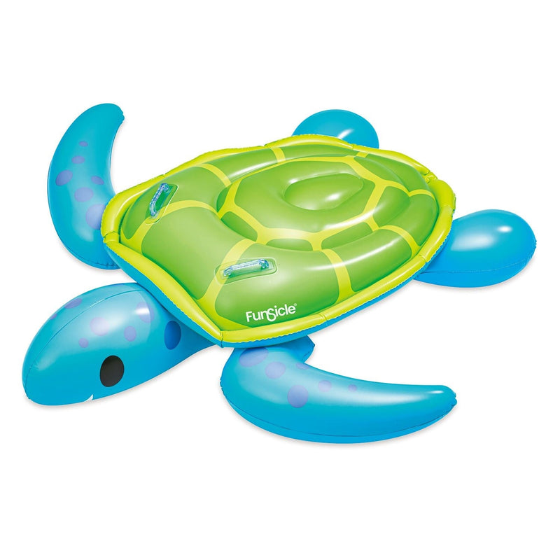 Funsicle Turtle Time Ride-On Pool Float, Ages 3+ H9