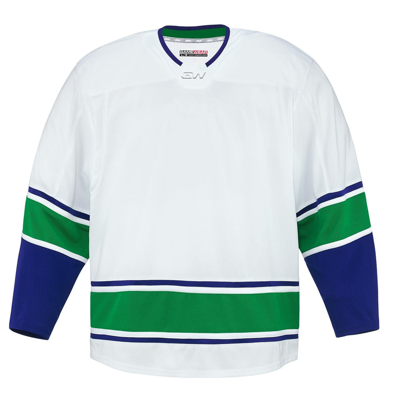 Gamewear 8500 Pro Team Hockey Jersey, Senior, Vancouver Canucks Away Colours, Various Sizes B7