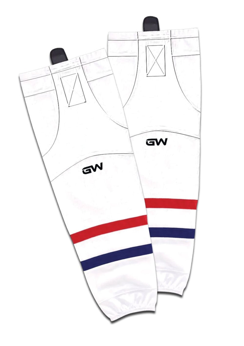 Gamewear 8500 Pro Team Performance Hockey Socks, Montreal Canadiens Away Colours, Assorted Sizes Q1