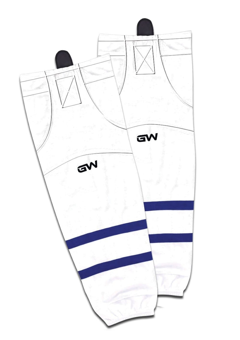 Gamewear 8500 Pro Team Performance Hockey Socks, Toronto Maples Leafs Away Colours, Assorted Sizes U0
