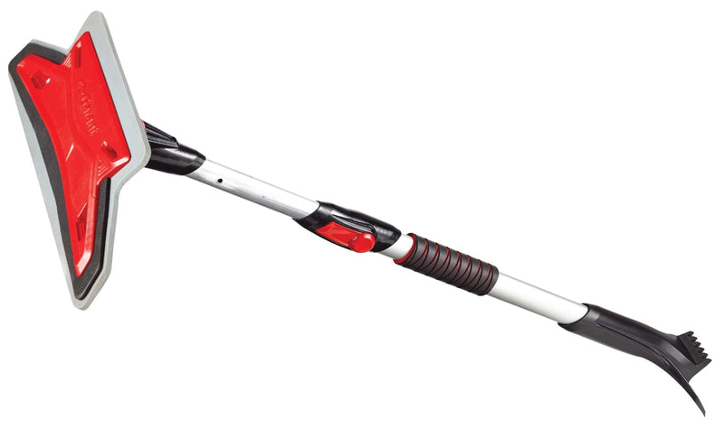 Garant Telescopic Pivoting Head and Scratch-Free EVA Foam Snow Brush With Ice Scraper, 52-in V7