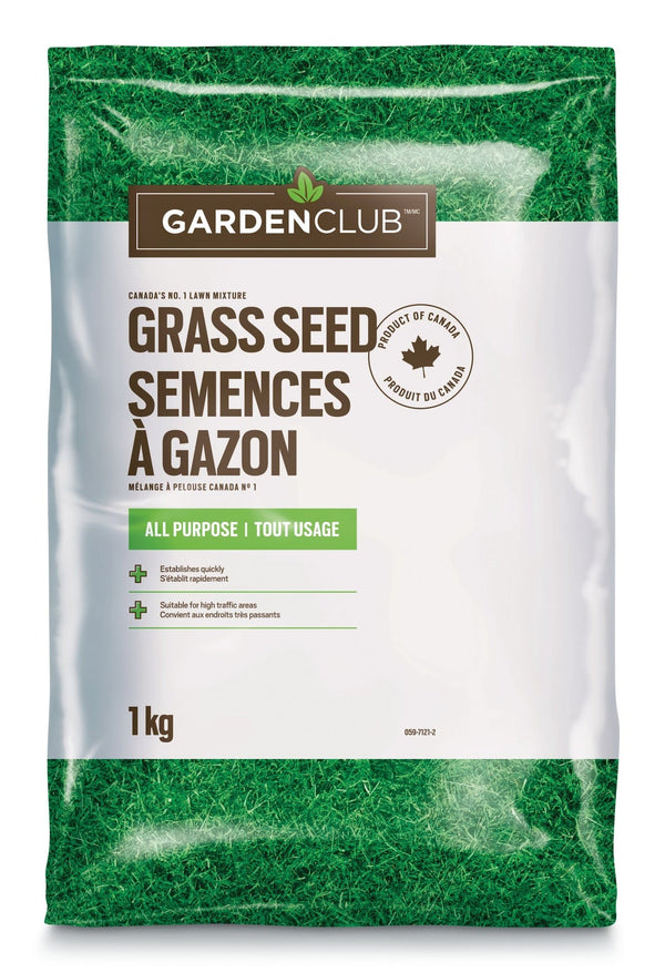 Garden Club All Purpose Grass Seed, 1-kg E2