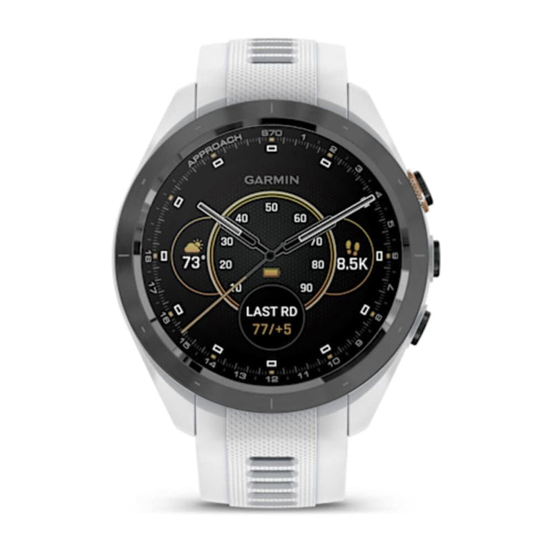 Garmin Approach S70 GPS Golf Watch, White M8