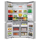 GE 36 in. 21.9 cu.ft. Stainless Steel Counter-Depth Refrigerator with Internal Water Dispenser