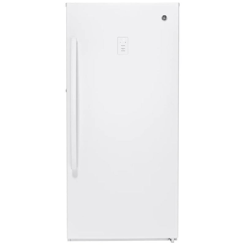 GE White 29 in 14.1 cu. ft. Frost-free Upright Freezer T7
