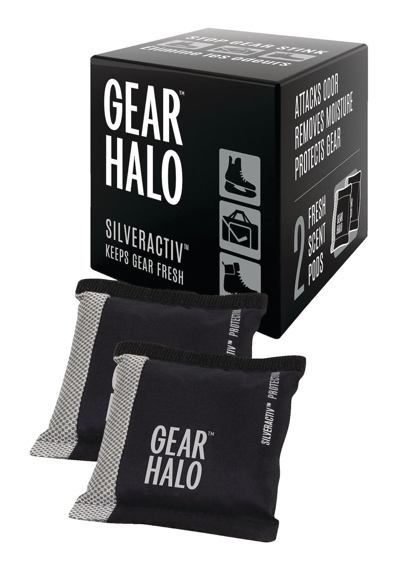 GearHalo SilverActiv Sports Equipment Deodorizer Pods - Stops The Stink!, 2-pk N1