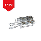 GearWrench 3/8-in Drive Tool Socket Set 57-pc, Chrome Plating