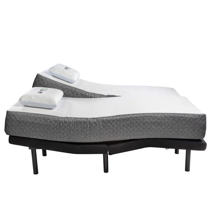 Ghostbed by Nature's Sleep 28 cm (11 in.) Gel Memory Foam Mattress with Adjustable Base B7