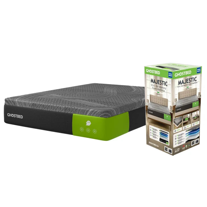 GhostBed Majestic 35.6 cm (14 in.) Mattress with Cooling Gel Memory Foam M6